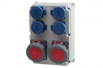 Розподільна коробка R-300 2x32A 5p, 4x230V IP65